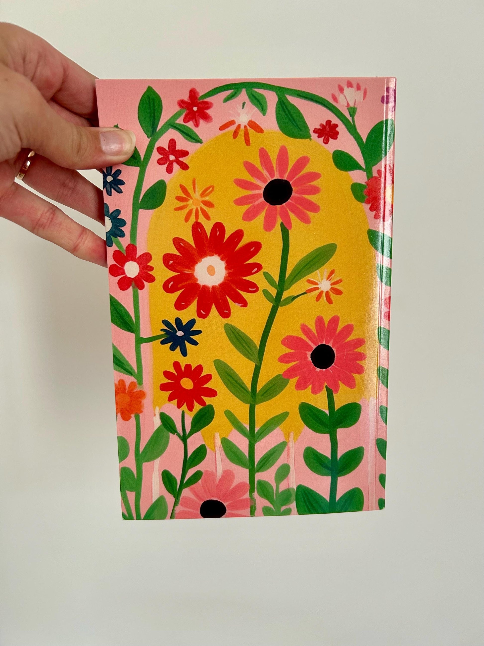 Carnet de notes chat noir et fleurs – carnet de notes 80 pages lignées – couverture souple brillante - carnet d'écriture, carnet poétique