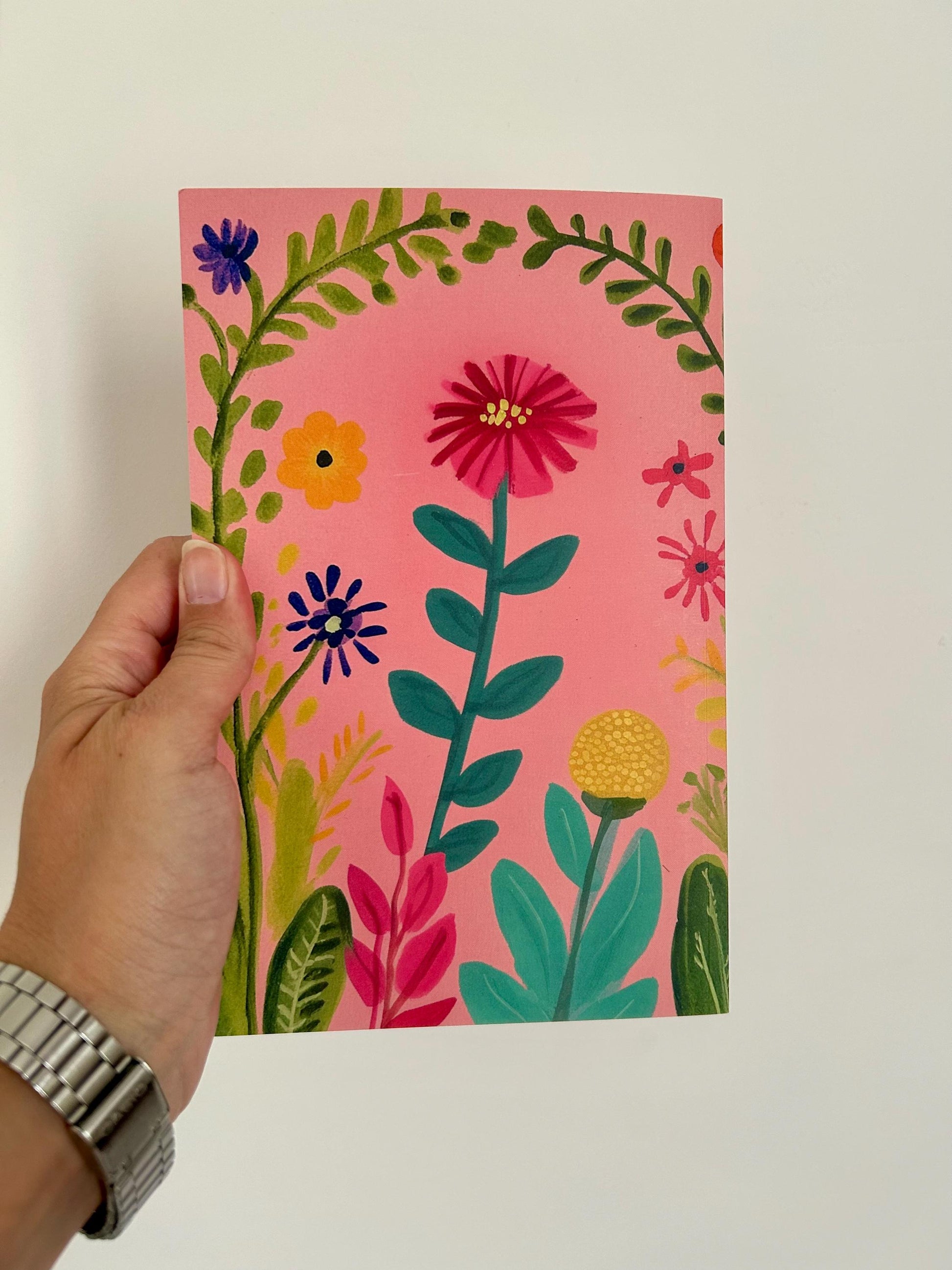 Carnet de notes chat noir et fleurs – carnet de notes 80 pages lignées –  carnet d'écriture, carnet poétique
