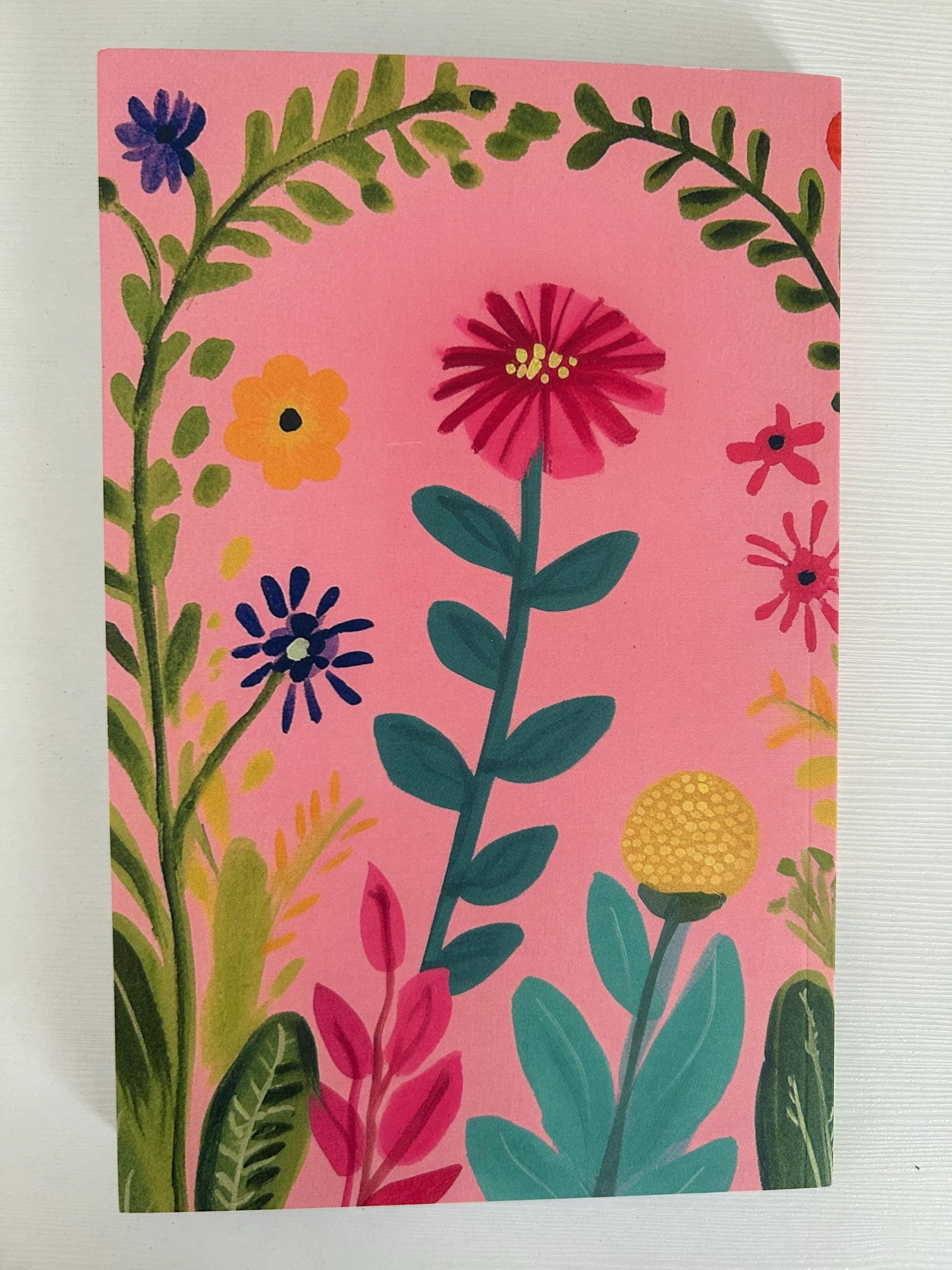 Carnet de notes chat noir et fleurs – carnet de notes 80 pages lignées –  carnet d'écriture, carnet poétique